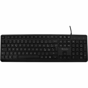 Tastiera V7 KU350UKCavo Connettività - USB Interfaccia - Inglese (UK) - Nero
