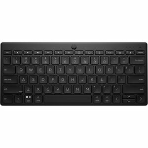 HP 350 Keyboard - Wireless Connectivity - English (UK) - Bold Black - Plunger Keyswitch - Bluetooth - 5.2 - 10 m Dictation