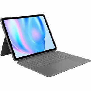Logitech Combo Touch Tastatur/Cover für 33 cm (13 Zoll) Apple iPad Air 13 (2024) Tablet - Grau - Abriebfest, Kratzfest - 2