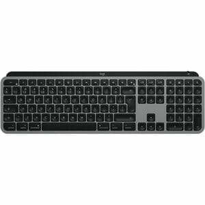 Logitech MX Keys S Keyboard - Full-size - Wireless Connectivity - USB Interface - English (US) - QWERTY Layout - Space Gra