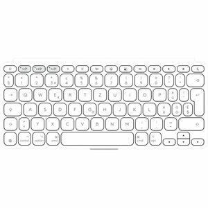 Logitech Keys-To-Go 2 Keyboard - Wireless Connectivity - German - QWERTZ Layout - Pale Gray - Scissors Keyswitch - Bluetoo