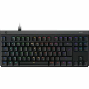 Logitech G G515 TKL Gaming Keyboard - Cable Connectivity - USB Interface - RGB LED - German - QWERTZ Layout - Black - Tact