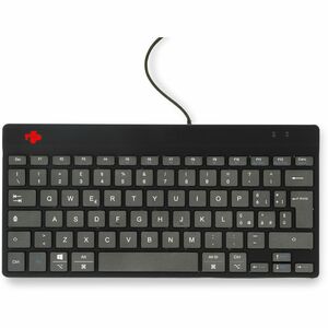 Tastiera ergonomica R-Go Compact Break, tastiera compatta con software break, QWERTY (IT), con cavo, nero