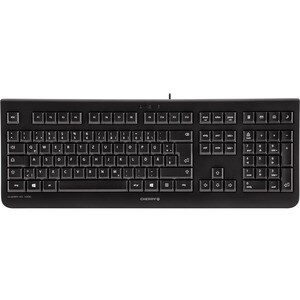 CHERRY KC 1000 Teclado - Cabo Conectividade - USB Interface - Preto - 109 Key(s) - Calculadora, E-mail, Navegador, Descans