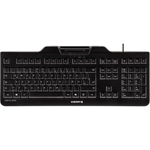 CHERRY KC 1000 SC Teclado - Cabo Conectividade - USB Interface - Francês - QWERTZ Layout - Preto - Mecânica Interruptor de