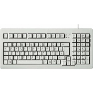 CHERRY G80-1800 Teclado - Cabo Conectividade - USB Interface - Espanhol - QWERTZ Layout - Cinza claro - Mecânica Interrupt