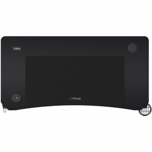 Trust Luminus Gaming-Tisch - Schwarz Rechteck Top x 1200 mm Table Top Width x 600 mm Tischplatte Tiefe - 740 mm Höhe - Spi