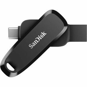 SanDisk Phone Drive SDDDC6-256G-G46 256 GB USB 3.2 (Gen 1) Type C Flash Drive - Black - 100 MB/s Read Speed - 5 Year Warranty