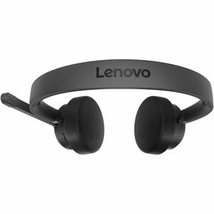 Lenovo Wireless On-ear, Over-the-head Stereo Headset - Black - Binaural - Circumaural - 3000 cm - Bluetooth - 32 Ohm - 20 