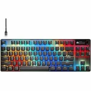 SteelSeries Apex Pro TKL Wireless Gen 3 Gaming Keyboard - Wired/Wireless Connectivity - Bluetooth/RF - 5 - 2.40 GHz - USB 