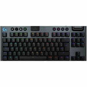 Logitech G G915 X LIGHTSPEED TKL Gaming Keyboard - Wired/Wireless Connectivity - USB Type C Interface - RGB LED - German -