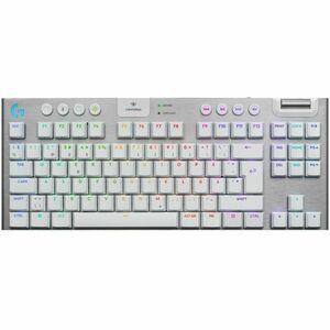 Logitech G G915 X LIGHTSPEED TKL Gaming Keyboard - Wired/Wireless Connectivity - USB Type C Interface - RGB LED - Danish, 