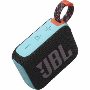 JBL Go 4 Portable Bluetooth Speaker System - 4.2 W RMS - Funky Black - 90 Hz to 20 kHz - Battery Rechargeable - 1