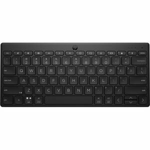 HP 355 Rugged Keyboard - Wireless Connectivity - Black - Plunger Keyswitch - Bluetooth - 5.2 - 10 m (393.72") - 12 Audio, 