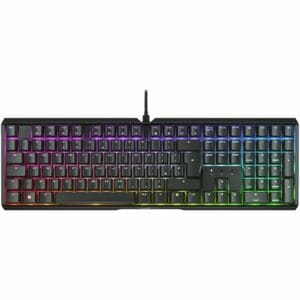 CHERRY XTRFY G80-3890 Gaming Keyboard - Cable Connectivity - USB Interface - RGB LED - Black - Cherry MX Red Keyswitch - A