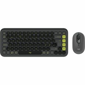 Logitech POP Icon Combo Keyboard & Mouse - Danish, Norwegian, Swedish, Finnish - USB Wireless Bluetooth Keyboard - Keyboar