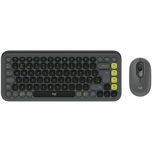 Logitech POP Icon Combo Keyboard & Mouse - QWERTY - English (UK) - Wireless Bluetooth Keyboard - Keyboard/Keypad Color: Of