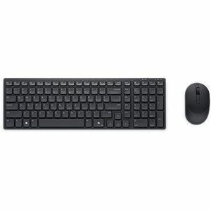 DELL Pro Compact Silent Keyboard and Mouse - KM555 - French (AZERTY). Keyboard form factor: Full-size (100%), Connectivity