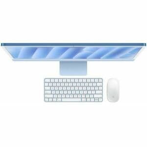 iMac 24in Retina 4.5K - Blue - M4 (10C CPU / 10C GPU) - 16GB unified memory - 512GB SSD - Magic Mouse - Magic Keyboard wit