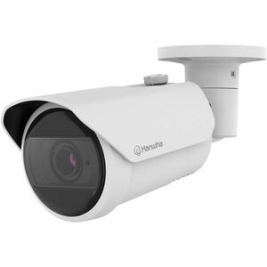 Cámara de red Hanwha QNO-C9083R 8Megapíxel 4K - Color - Bala - Blanco - 30m Infrarrojos Visión Nocturna - H.265, H.264, MJ