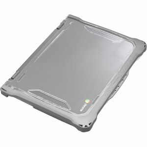 Max Cases Extreme Shell-F2 Chromebook Case - For HP Chromebook - Gray, Clear - Impact Resistant, Drop Resistant, Oil Resis