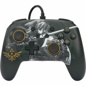 CONTROLE POWER A COM FIO ZELDA BATTLE-READY LINK PARA NINTENDO