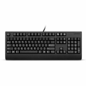 Lenovo Preferred Pro II Tastatur - Full-size - Kabel Konnektivität - USB Typ-A Schnittstelle - Deutsch - Schwarz - Saugglo