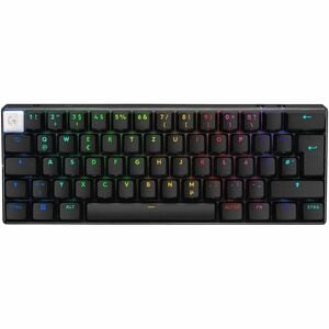 Logitech G PRO X 60 Gaming Keyboard - Wired/Wireless Connectivity - USB Interface - RGB LED - Swiss - QWERTZ Layout - Blac