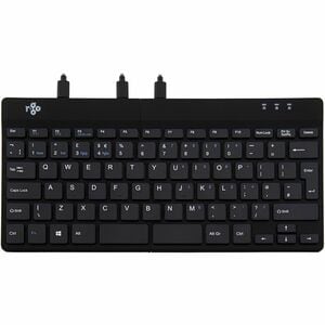 R-Go Split Break Tastatur - Kabel Konnektivität - USB-Typ C Schnittstelle - Englisch (GB) - QWERTY Layout - Schwarz - Sche