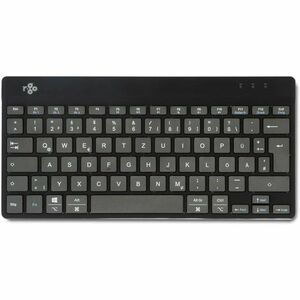 R-Go Compact Break Tastatur - Kabellos Konnektivität - USB-Typ C Schnittstelle - Deutsch - QWERTZ Layout - Schwarz - Scher