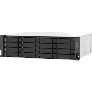 QNAP TS-1673AU-RP-16G 16 x Total de compartimientos Sistema de almacenamiento SAN/NAS - 5GB Flash Memory Capacity - AMD Ry