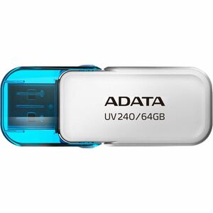 Unidad flash Adata UV240 - 64GB - USB 2.0 - Blanco - 5Año(s) Garantía