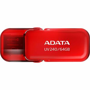 Unidad flash Adata UV240 - 64GB - USB 2.0 - Rojo - 5Año(s) Garantía