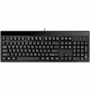 Adesso EasyTouch 130 Full Sized Wired Mechanical Keyboard With CoPilot AI Hotkey - Cable Connectivity - Full-size - USB In