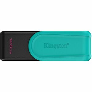 Kingston DataTraveler Exodia S 128 GB USB 3.2 (Gen 1) Flash Drive - Black, Turquoise - 1