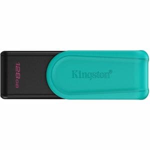 Kingston DataTraveler Exodia S 128 GB USB 3.2 (Gen 1) Flash Drive - Black, Turquoise - 1