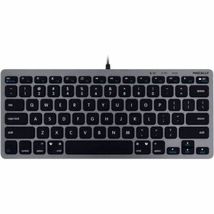 Macally USB C Mac Keyboard - Cable Connectivity - USB Type C Interface - 78 Key(s) - Mac OS - MacBook, iPad, iMac - Mac, P