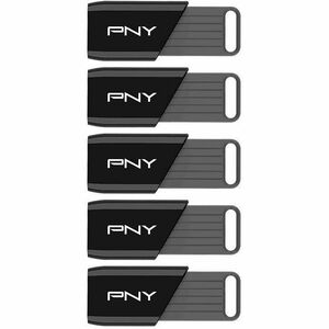 Lecteur flash PNY Attaché X - 64 Go - USB 3.2 (Gen 1) Type A - 130 Mo/s Read Speed - 1 an(s) Garantie - 5 Paquet