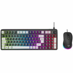 Combo Gamer Balam Rush 2 en 1 Alámbrico Squad Conquest KG515 / Teclado + Mouse / USB 2.0 / Mouse Óptico + 7200 DPI + Tecla