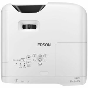 Epson EB-W56S Short Throw 3LCD Projector - 16:10 - Ceiling Mountable, Desktop, Portable - White - Front, Ceiling - 1080p -