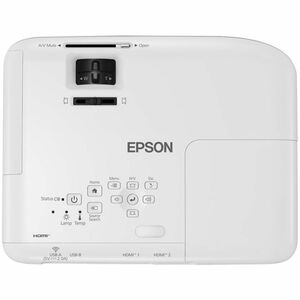 Epson EB-X52 3LCD Projector - 4:3 - 1024 x 768 - Front - 6000 Hour Normal Mode - 12000 Hour Economy Mode - XGA - 16,000:1 