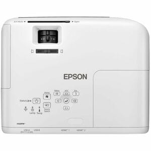 Epson EB-W55 3LCD Projector - 16:10 - 1280 x 800 - Front - 6000 Hour Normal Mode - 12000 Hour Economy Mode - WXGA - 16,000