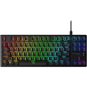HyperX Alloy Origins Core Rugged Projection Keyboard - Cable Connectivity - USB Type C Interface - RGB LED - English (US) 