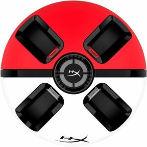 HyperX ChargePlay Quad 2 Docking Cradle for Controller, Gaming Console - 4 Slot - Charging Capability - Black