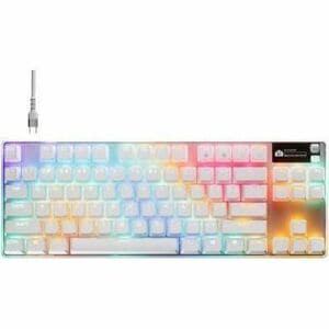TECLADO STEELSERIES APEX PRO 3 COM FIO BRANCO