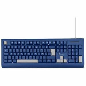 Teclado Slim Getttch 8m Pulsaciones Usb Con Reposamanos Azu