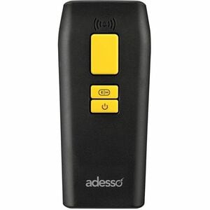 Adesso Bluetooth & 2.4Ghz Wireless Antimicrobial & Waterproof 2D Barcode Scanner - Cable/Wireless Connectivity - 300 scan/