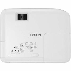 Epson EB-W53 3LCD Projector - 16:10 - Portable - White - Front - 1080p - 12000 Hour Economy Mode - 16,000:1 - 4000 lm - HD