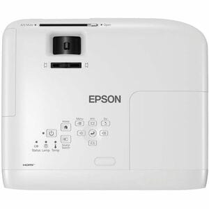 Epson PowerLite EB-E24 3LCD Projector - 4:3 - Ceiling Mountable, Desktop, Portable - White - Front, Ceiling - 720p - 6000 