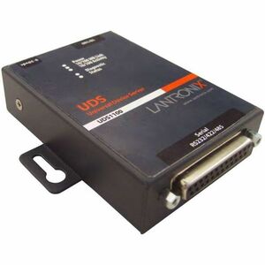 Lantronix UDS1100 - One Port Serial (RS232/ RS422/ RS485) to IP Ethernet Device Server - UL864, US Domestic 110VAC - Conve